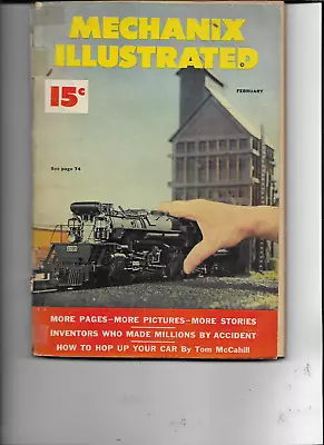 Mechanix Illustrated Magazine---------february  1950 • $14.99