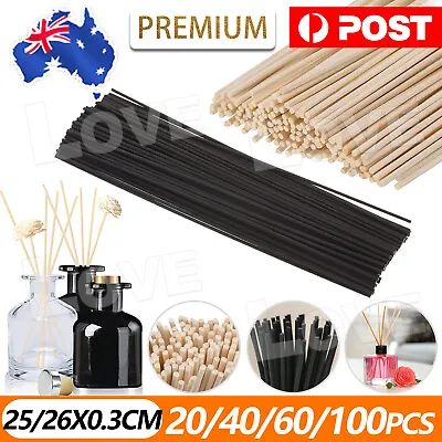 Up To 100x Reed Diffuser Reeds Rattan Aromatherapy Aroma Sticks Bulk Pack New AU • $4.95