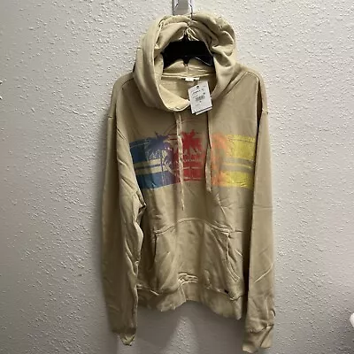 NWT Men’s Beige O’Neill Offshore Hooded Sweatshirt. Size XL- Free Shipping • $34