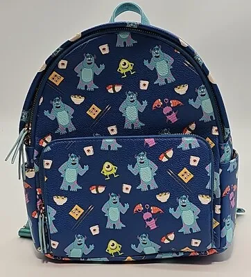 Disney Pixar Danielle Nicole Backpack Purse Monsters Inc Sully Rare • $40.93