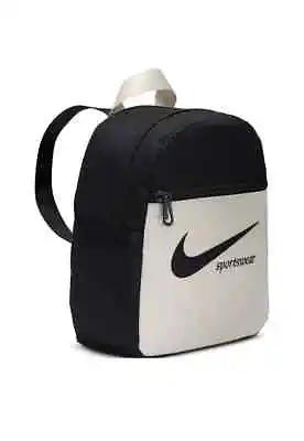 Nike Sportswear Futura Plaid FB2859-010 Women's Black Mini Backpack OS SS257 • $24.99