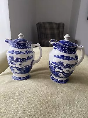 2 1995 Ringtons Tea Lidded Jugs Made By Wade Based On Original Making Jug • £7.50