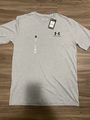 Under Armour Athletic T Shirt/ Men’s (L) Gray LOOSE Fit Cotton Blend 174 -176NEW • $9.99