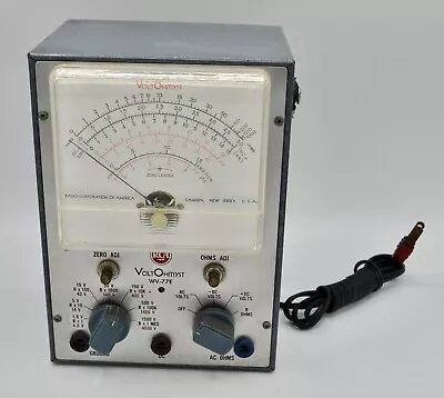 RCA VoltOhmyst Test Meter Model WV-77E DC AC Volt Ohm Multi Meter • $60