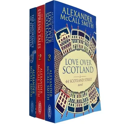 44 Scotland Street Series Collection 3 Books Set By Alexander McCall Smith NEW • £19.50