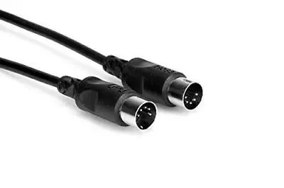 Hosa MID-315BK 5-Pin DIN To 5-Pin DIN MIDI Cable 15 Feet • $12.59