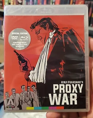 Proxy War 1973 Yakuza Papers Vol 3 Blu-ray + Dvd Arrow Video Oop Region A • $18.75
