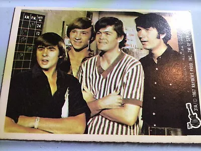 THE MONKEES 1967 RAYBERT PROD. INC.puzzle On Back Davie Peter Mickey Michael • $2