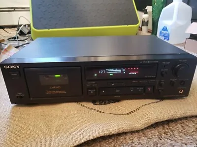 Vintage 1992 Sony TC-K690 3-Head Dual Capstan Cassette Deck Has New Belts Works • $360