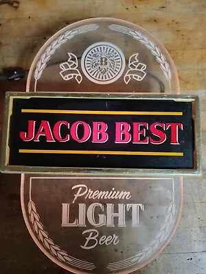 Jacobs Best Premium Light Beer Vintage Lighted Sign • $20