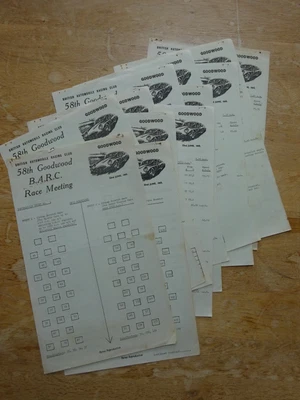 £25 • Buy Goodwood 58th Members’ Meeting BARC Press Information And Results June 1963