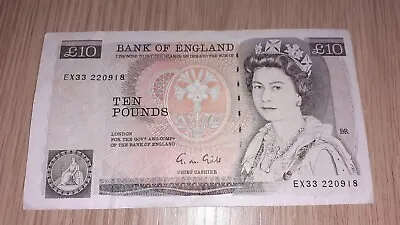 Bank Of England Ten Pound Note Gill  • £14