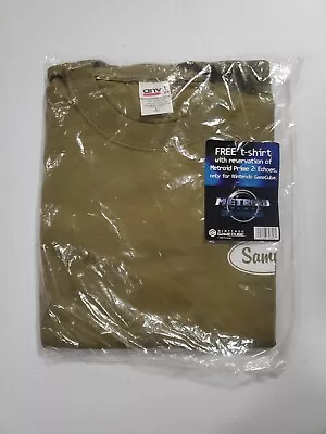 Metroid Prime 2 Echoes T Shirt Large Anvil Green GameCube Sealed! • $84.99