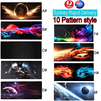 $13.99 • Buy 90X40cm Large Mouse Pad Gaming Desk Mat Extended Rubber Anti-slip Speed Mousepad