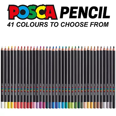 Uni Posca Oil Wax Pencil Range - Bright Colours Multi Effect Artist Qualtity • £4.85