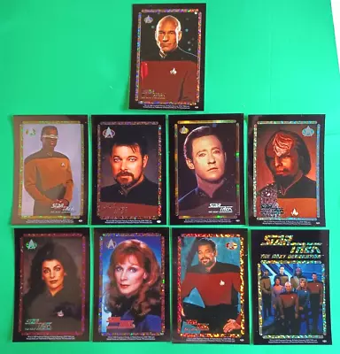 $9.99 • Buy 1996 Peninsula Vending Star Trek Stickers Lot Of 9 Picard Data Worf Riker Troi +
