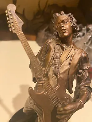 Franklin Mint Jimi Hendrix Bronze  Lost Wax  Method Statue By Clete Shields • £404.79