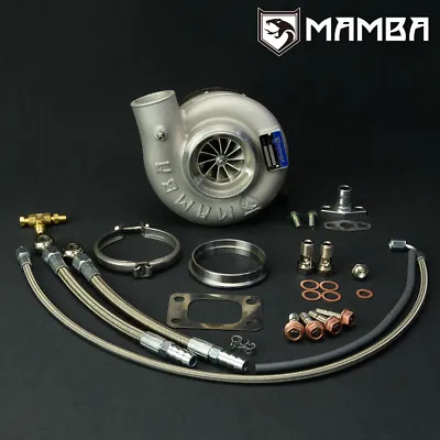 MAMBA Ball Bearing Turbocharger 3  GT3071R 60mm W/ .71 T25 V-Band (5200 Cover) • $1713.23