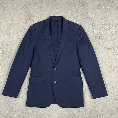 J.Crew Ludlow Suit Jacket Blazer Mens 34S Navy Slim Unstructured Stretch Cotton • $59.99