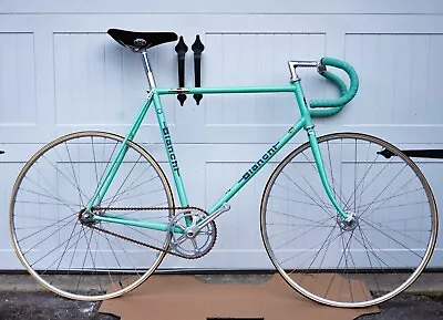 NOS! 1981 Bianchi Super Pista 58cm Campagnolo Record Track Bike Cinelli Vintage  • $3300