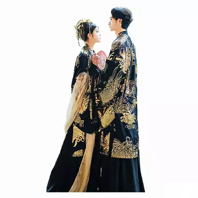 Oriental Couples Hanfu Sets Traditional Chinese Style Dress Men Women Cosplay • $88.66