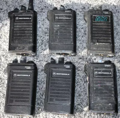 $170 • Buy LOT OF 6 Motorola Systems Saber  Radio (untested) NO MODEL NUMBER OR ID