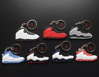 Air Jordan 10 Aj10 Sneaker Shoe Key Ring Key Chain • $4.99
