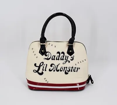 Suicide Squad Daddy's Lil Monster Dome Handbag Purse Harley Quinn Bioworld • $39.95