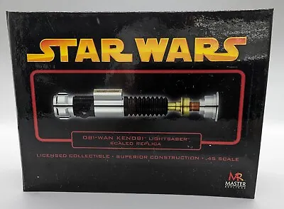 Star Wars RotS -Master Replicas Obi-Wan Kenobi Gold .45 Scale Lightsaber Replica • $45