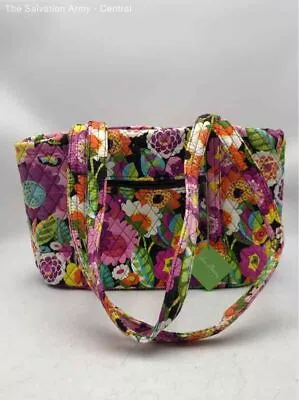 Vera Bradley Womens Multicolor Floral Double Handle Zipper Tote Bag • $9.99