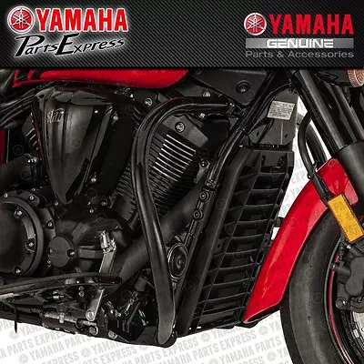 New Yamaha V Star 1300 Deluxe Tourer Big Bar Black Engine Guards 3d8-f43b0-v0-00 • $263.99