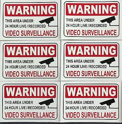 6  Video Surveillance ...... Window Decals   • $12.95