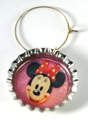 Disney's Minnie Mouse Bottle Cap With Key Ring • $3.95