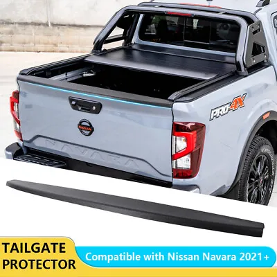 Tailgate Protector Cover Trim Rail Cap Suit For Nissan Navara D23 Pro-4X 2021-24 • $66.99