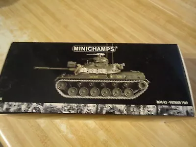 MINICHAMPS 1/35 Scale M48 A3 Vietnam 1969 Tank Die Cast Replica • $99.99