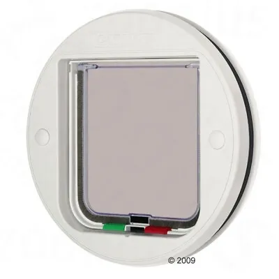 £45.99 • Buy Cat Flap For Glass Doors And Windows Low Noise With 4 Way Locking System