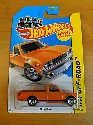 Hot Wheels HW Off Road Datsun 620 Pickup Truck 2014 #139  Orange New In Package • $9.99