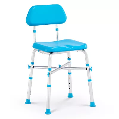 Zler Heavy Duty Medical Shower Chair Bath Seat Bathtub Stool With Padded Back US • $68.99