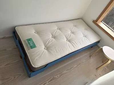 Mueller Moebel German Designer Blue Stacking Single Bed Great Condition • £150