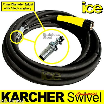 £74.99 • Buy 10m KARCHER COMMERCIAL PROFESSIONAL PRESSURE WASHER STEAM CLEANER SWIVEL HOSE 2W