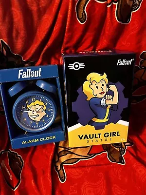 Fallout 4 Alarm Clock & Vault Girl Statue Lot • $100