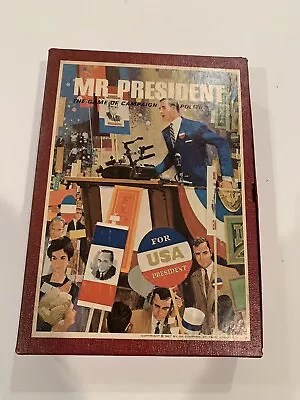 Vintage 1967 MR PRESIDENT 3M Bookshelf Game - The Game Of Campaign Politics • $29.95