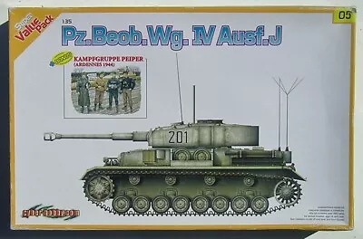 Dragon Cyber-Hobby 1/35 Pz.Beob.Wg Panzer IV Ausf. J With Kampfgruppe Peiper • $46.99