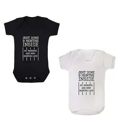 Just Did 9 Months Inside Babygrow Funny Gift • £9.99