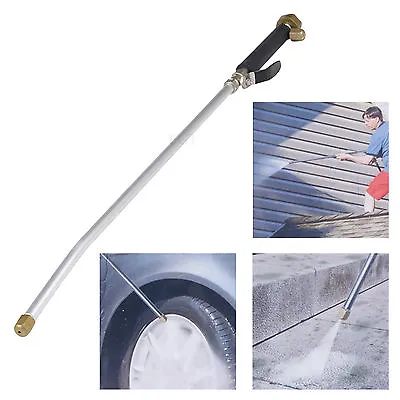 £10.95 • Buy High Pressure Power Washer Spray Nozzle Water Hose Wand Attachment Patio Car New