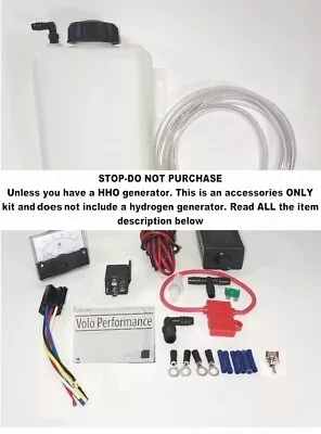 HYDROGEN GENERATOR Accessories Starter Kit W/Volo Chip--No HHO Generator • $175.16