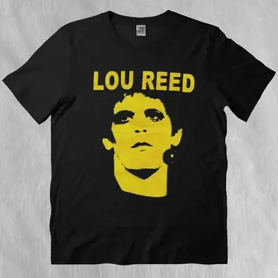 Vintage Lou Reed Rock Style Retro 2004 Black T-Shirt • $19.99
