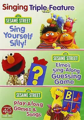 Sesame Street: Singing Triple Feature (Sing Yourself Silly! / Elmo's Sing-Along  • $7.27