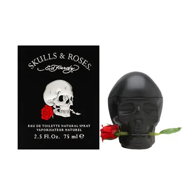 Ed Hardy Skulls & Roses By Christian Audigier For Men 2.5 Oz EDT Spray • $21.90