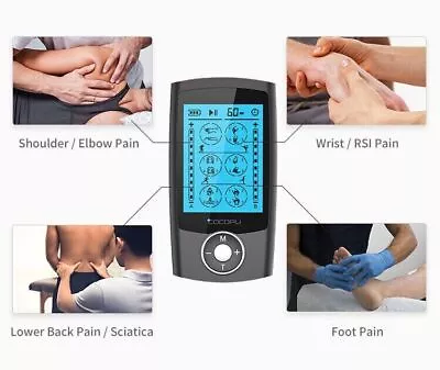 24 Modes Tens Unit Muscle Therapy Pain Relief Stimulator Machine Pulse Massager • $26.45